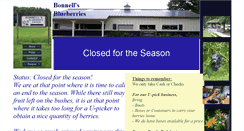 Desktop Screenshot of bonnellsblueberries.com